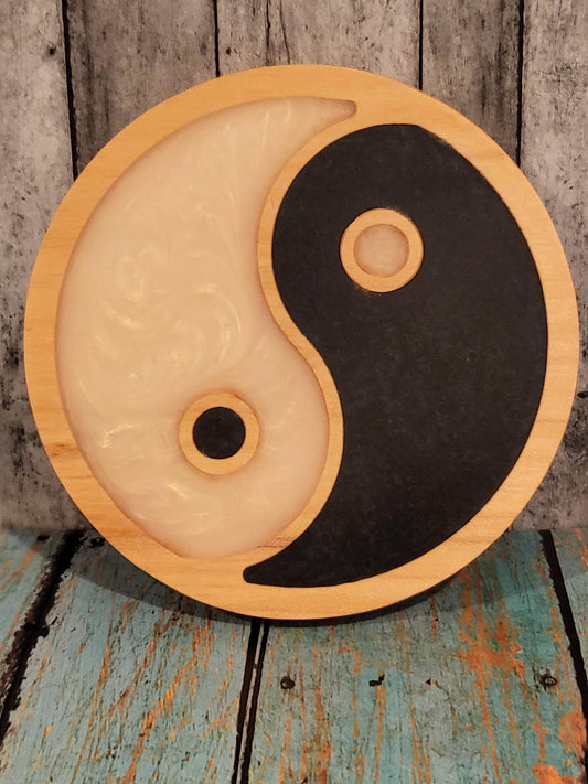 Yin Yang Coasters - Set of 4